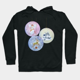 Vintage Snow Globe Ornaments Hoodie